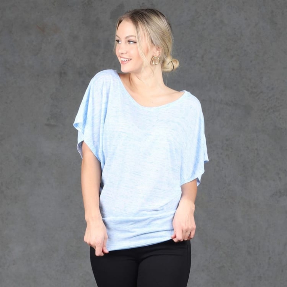 Draped Sleeve Dolman Shirt